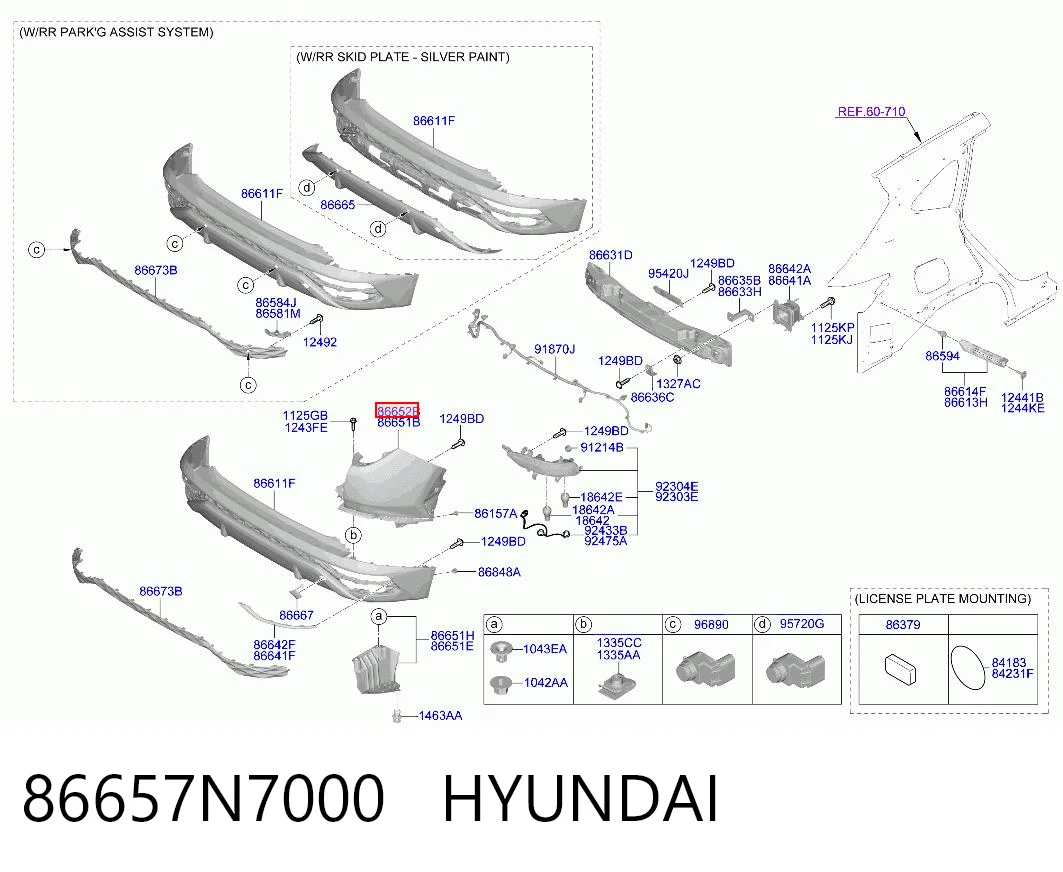 86657N7000 Hyundai/Kia