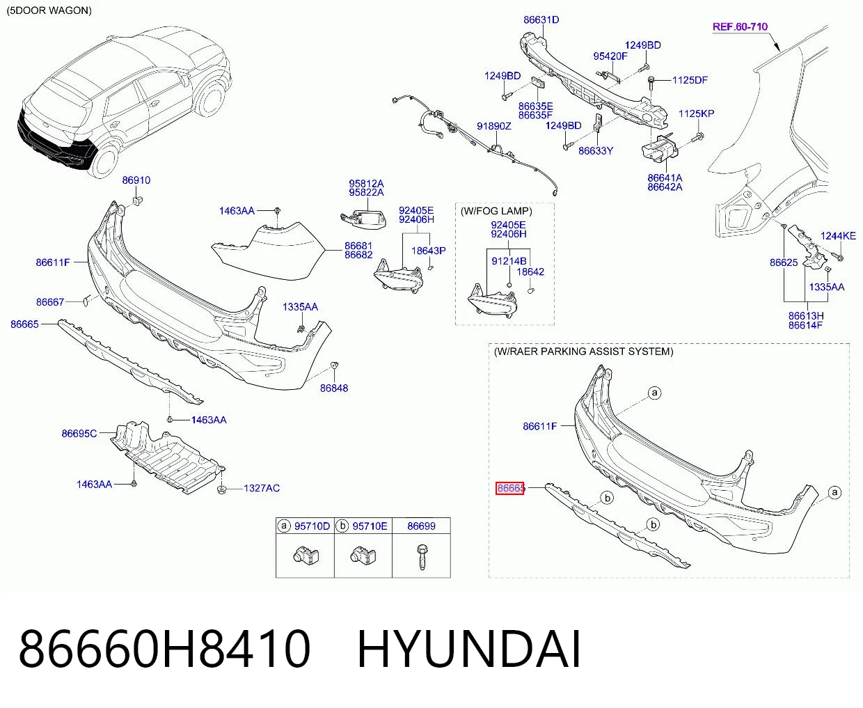 86660H8410 Hyundai/Kia