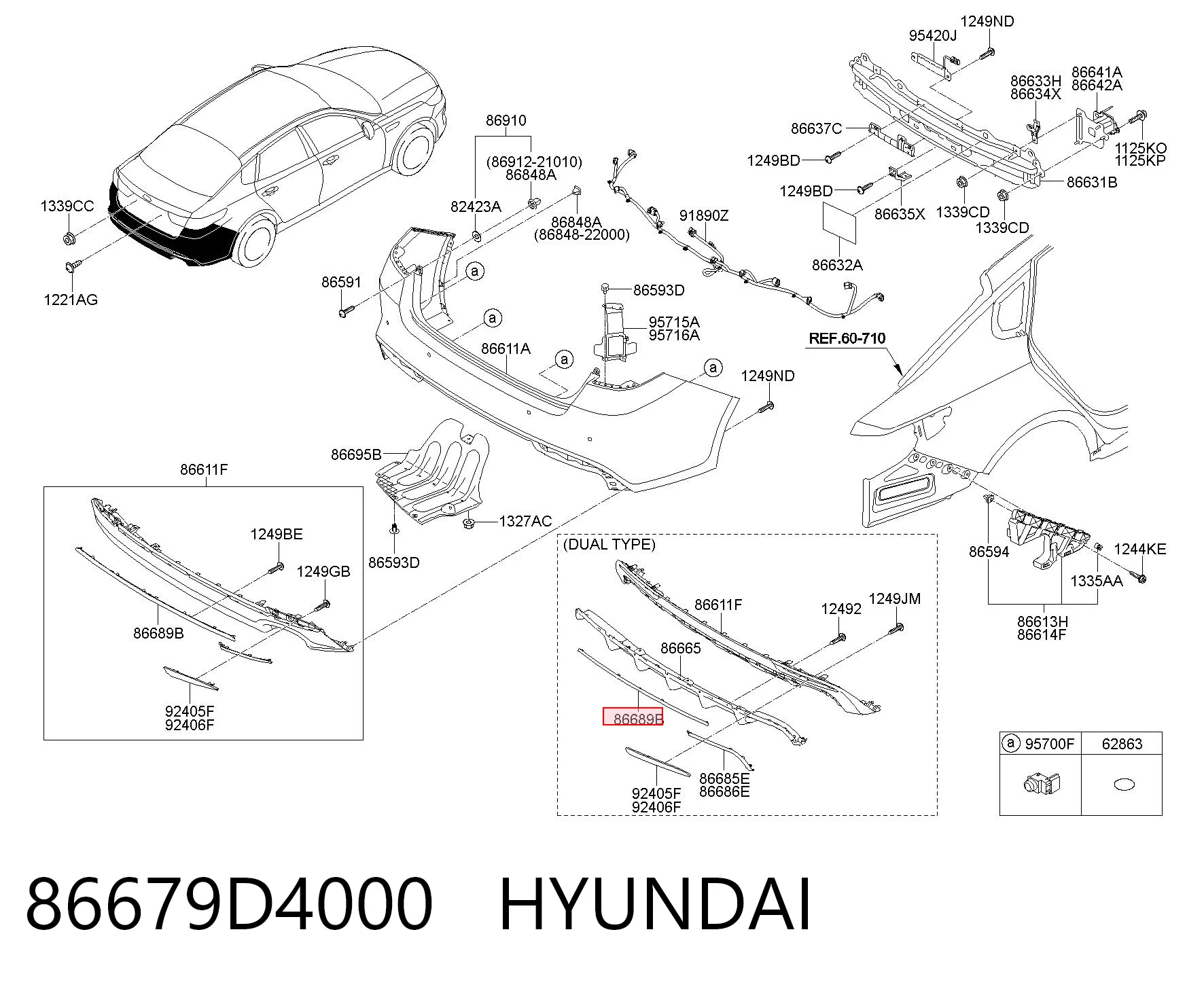 86679D4000 Hyundai/Kia