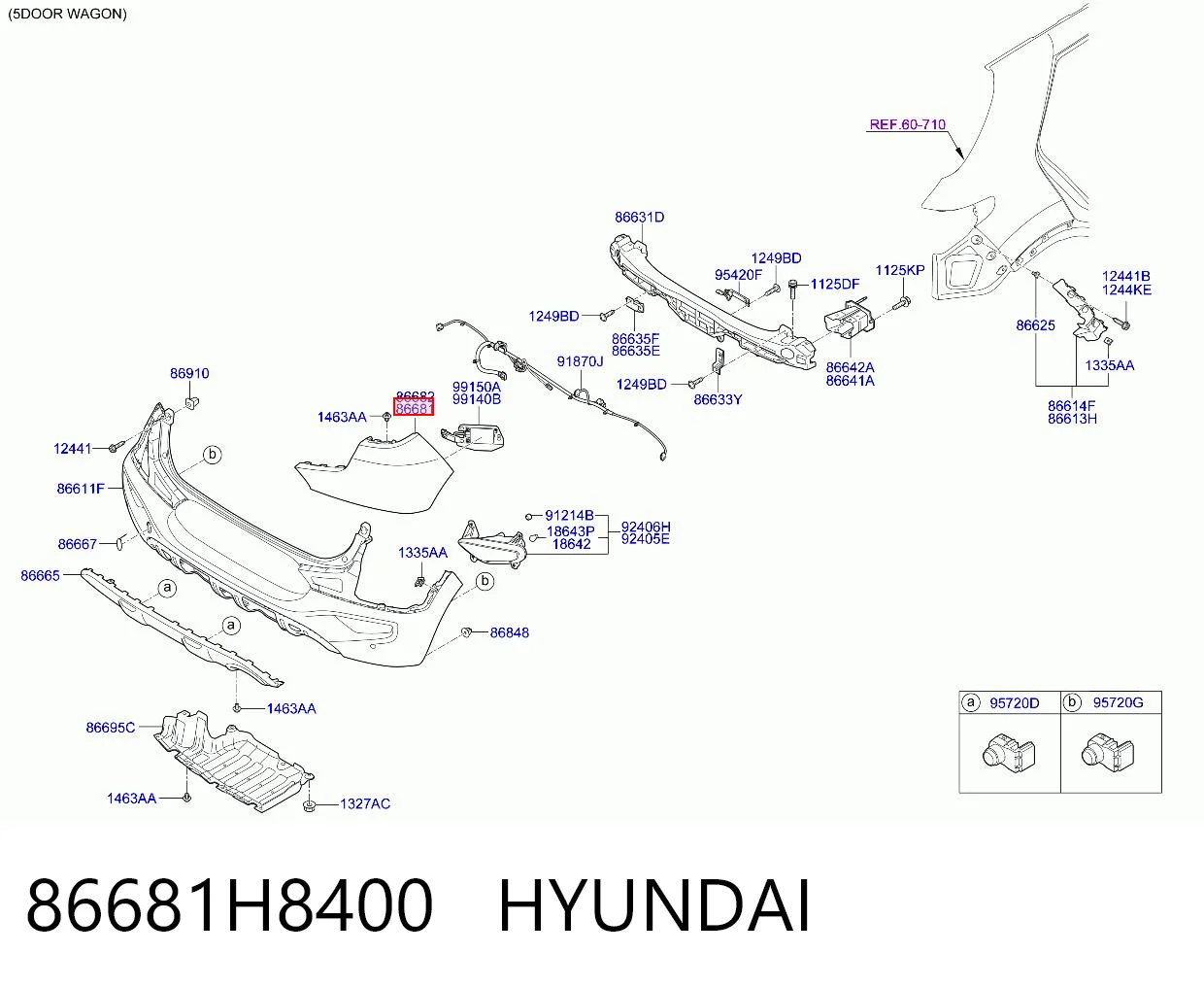 86681H8400 Hyundai/Kia