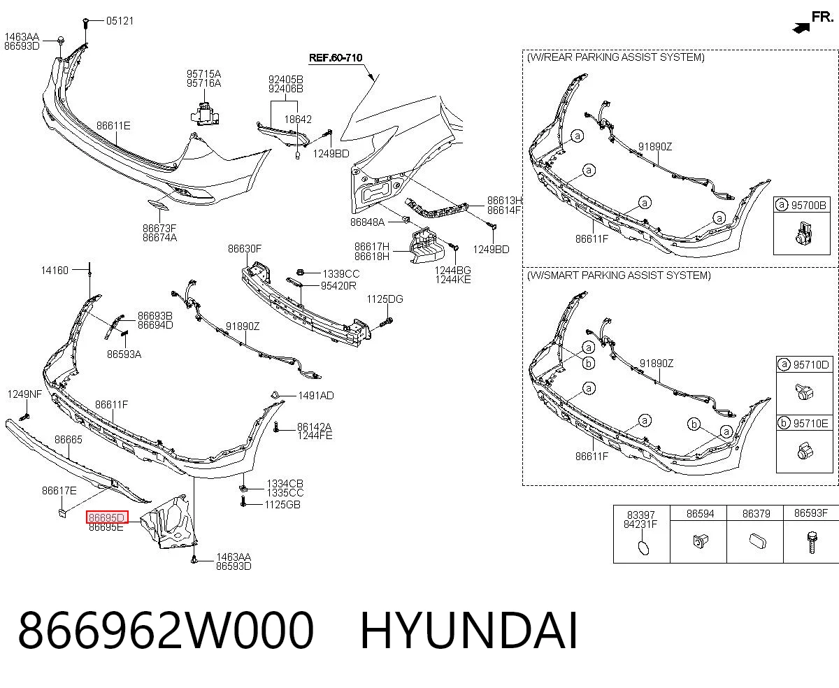 866962W000 Hyundai/Kia