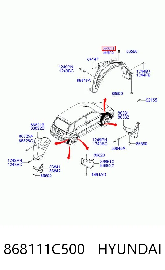 868111C500 Hyundai/Kia