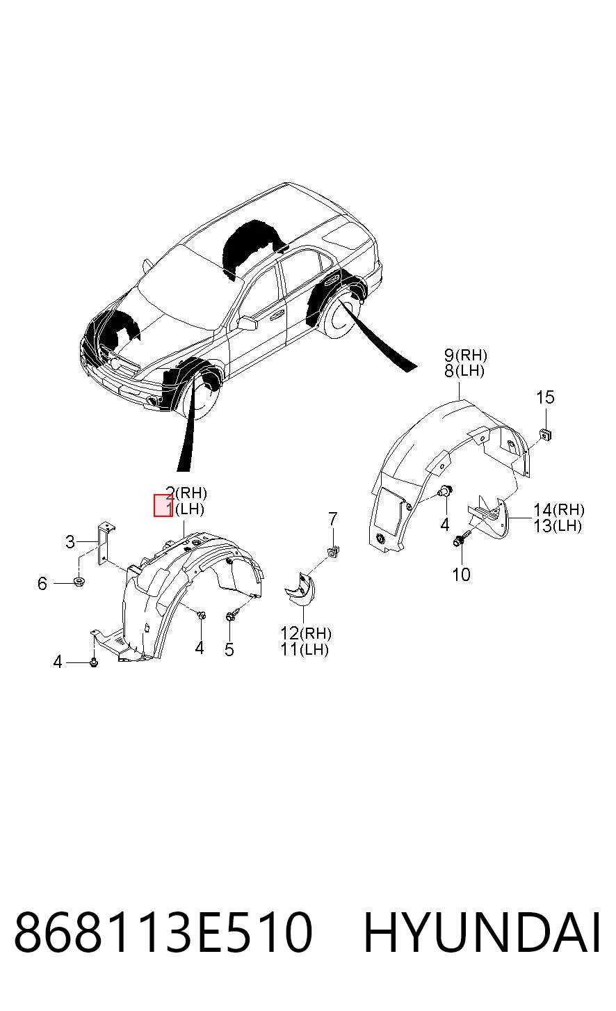 868113E510 Hyundai/Kia