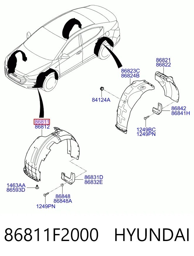 86811F2000 Hyundai/Kia