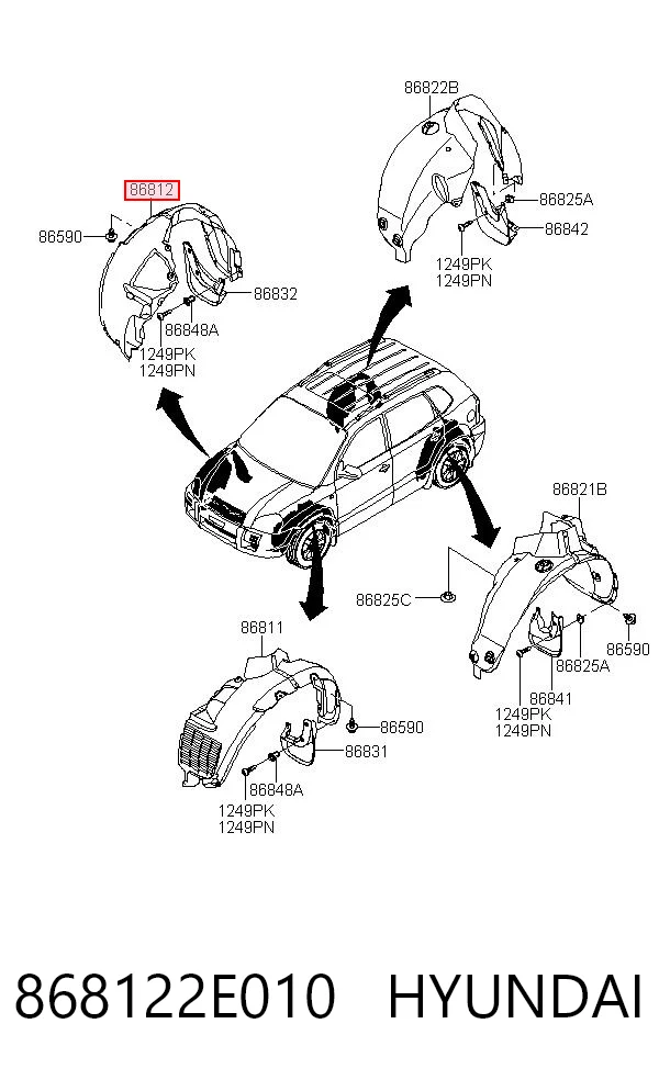 868122E010 Hyundai/Kia