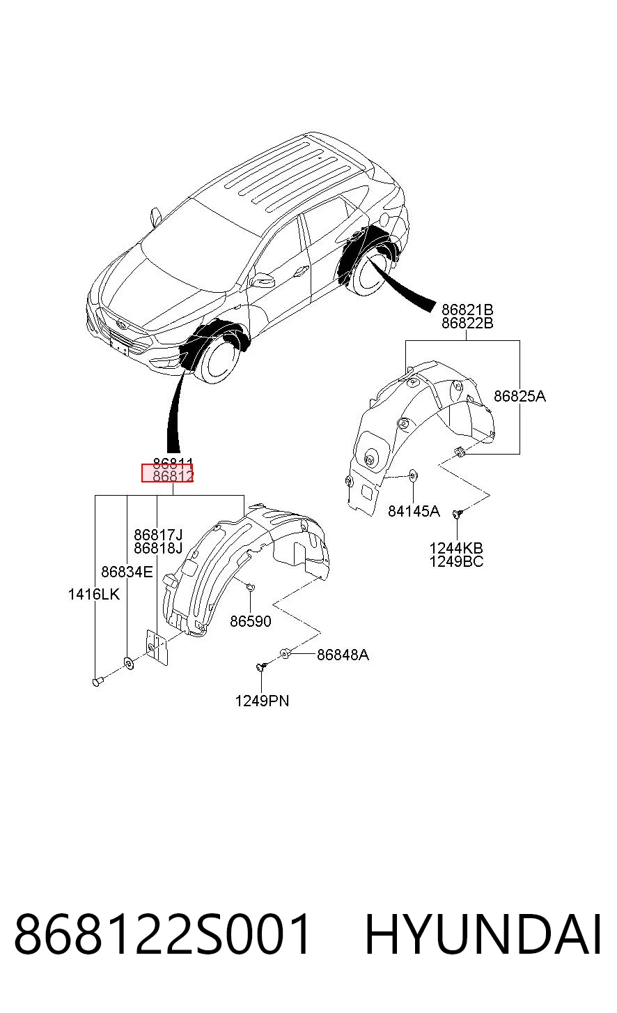 868122S001 Hyundai/Kia
