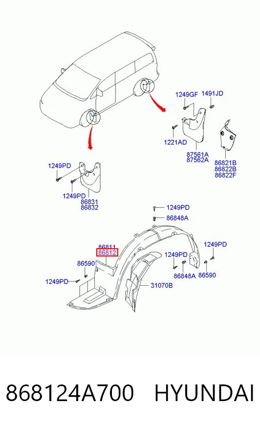 868124A700 Hyundai/Kia