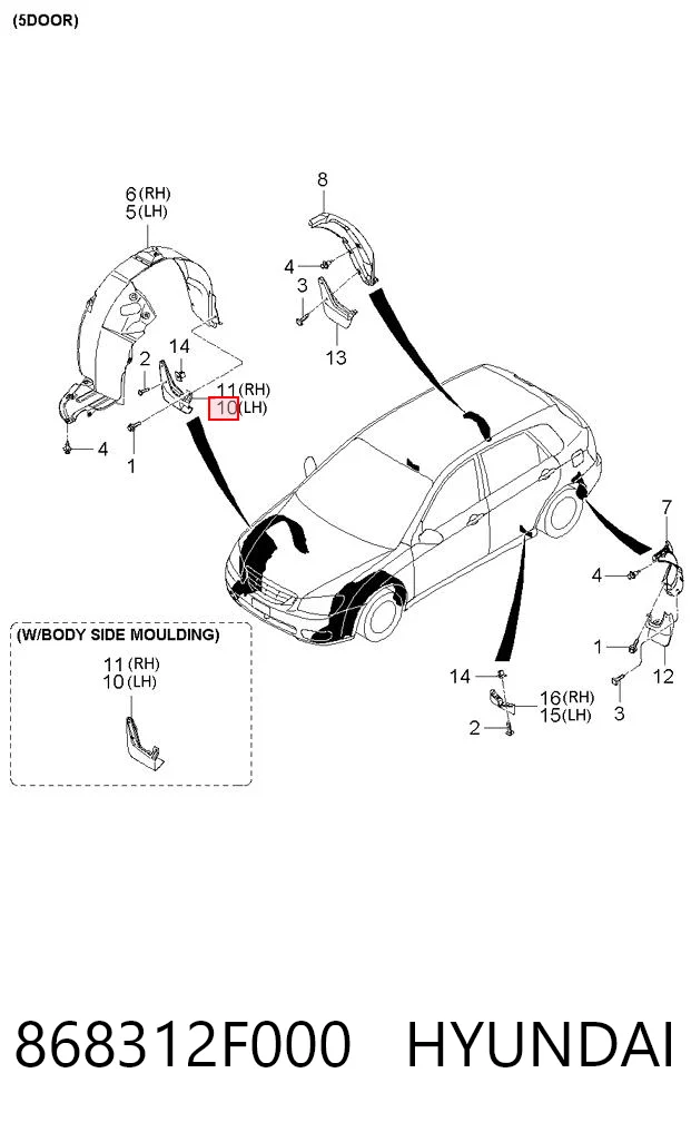 868312F000 Hyundai/Kia