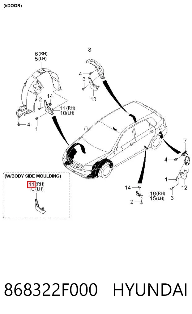 868322F000 Hyundai/Kia