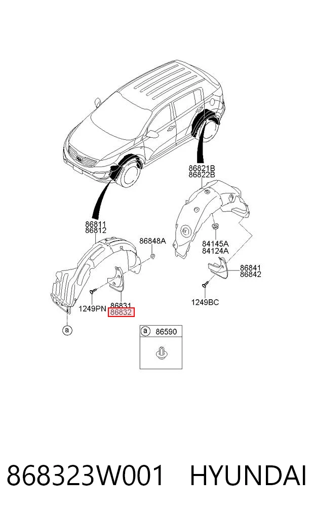 868323W001 Hyundai/Kia