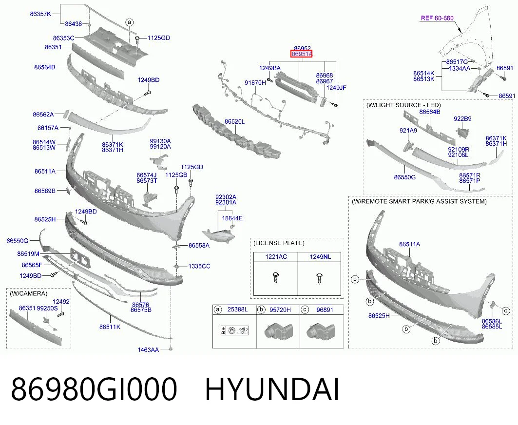 86980GI000 Hyundai/Kia