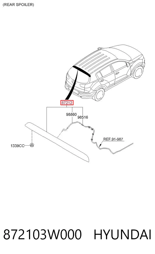 872103W000 Hyundai/Kia