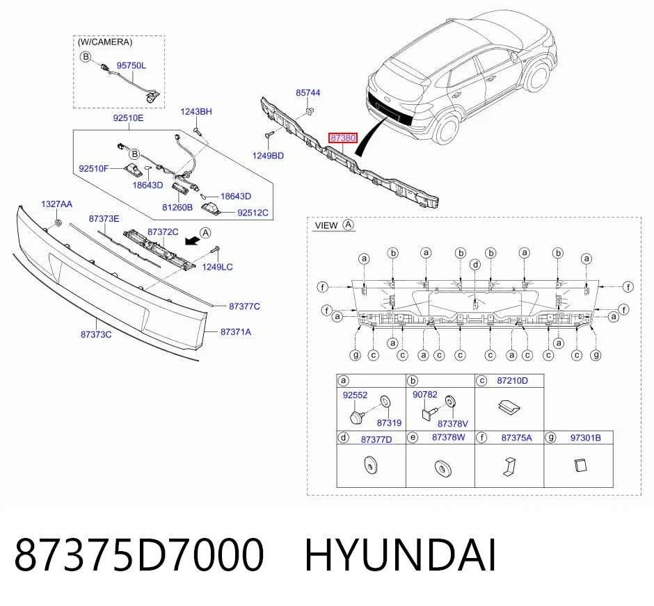 87375D7000 Hyundai/Kia