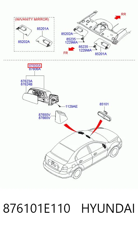 876101E110 Hyundai/Kia