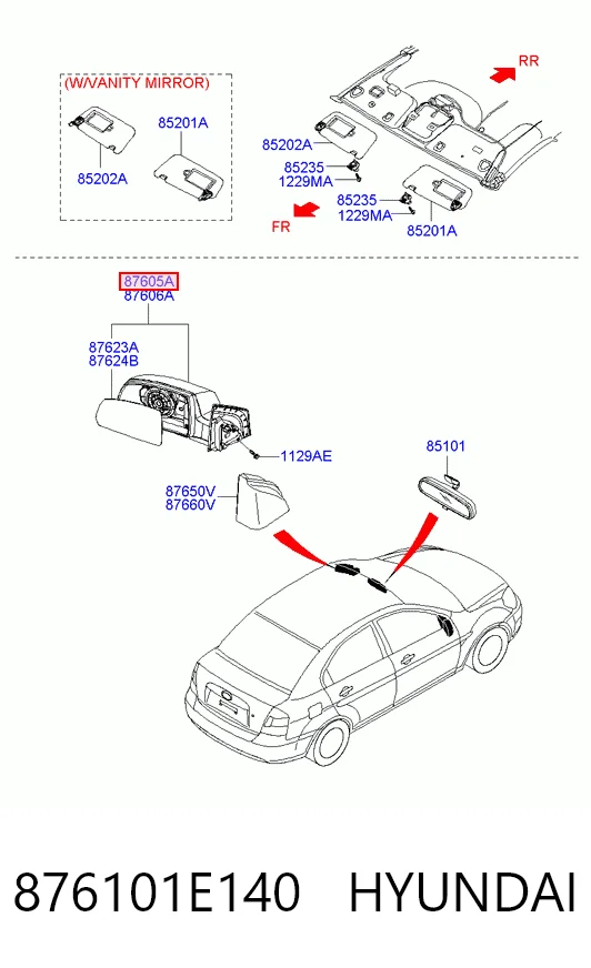 876101E140 Hyundai/Kia