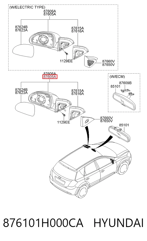 876101H000CA Hyundai/Kia
