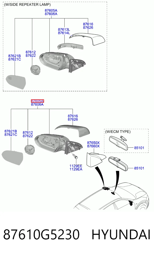 87610G5230 Hyundai/Kia