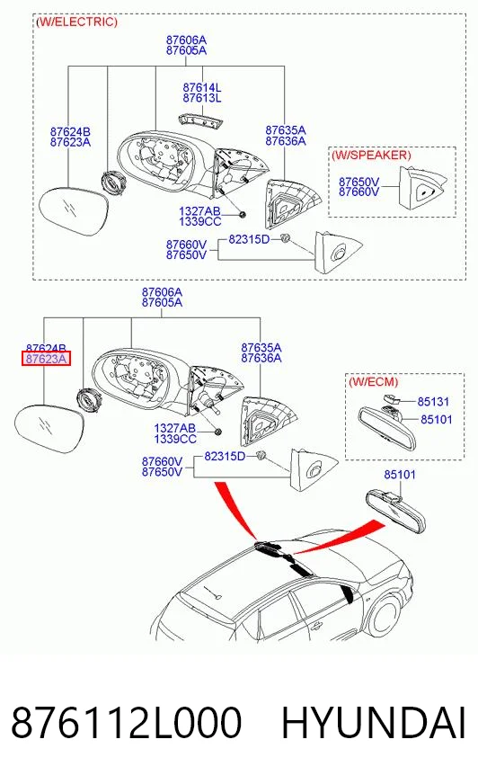 876112L000 Hyundai/Kia