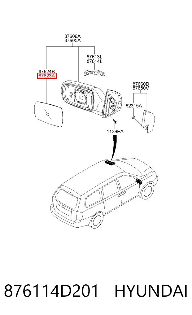 876114D201 Hyundai/Kia