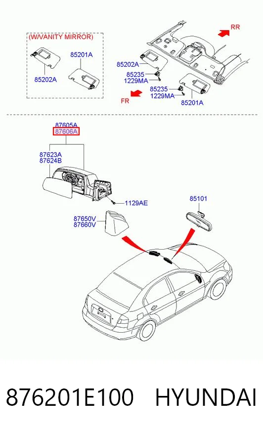 876201E100 Hyundai/Kia