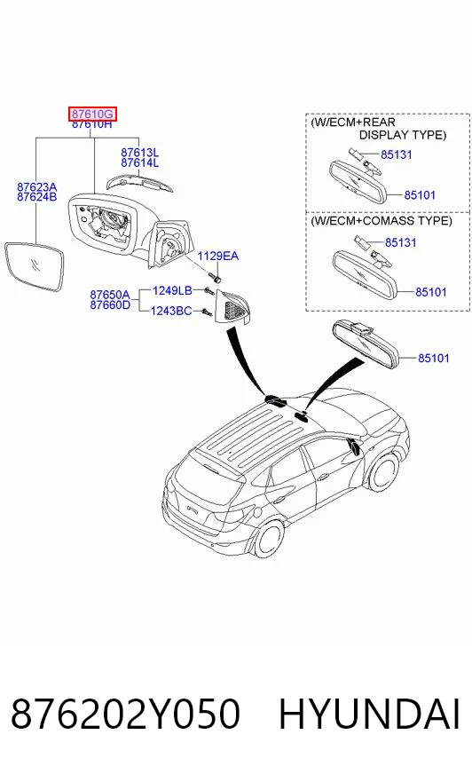 876202Y050 Hyundai/Kia