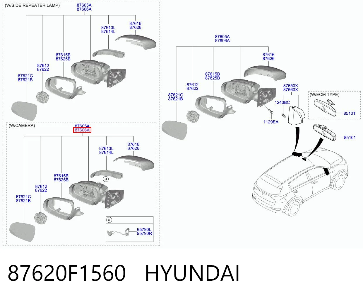 87620F1560 Hyundai/Kia