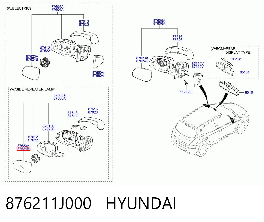 876211J000 Hyundai/Kia