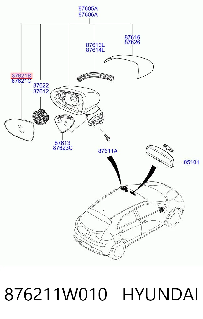 876211W010 Hyundai/Kia