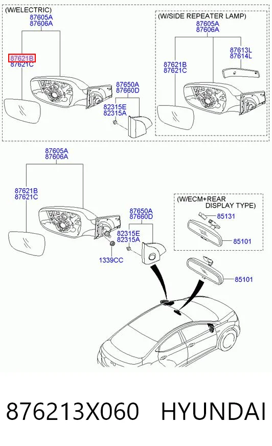 876213X060 Hyundai/Kia