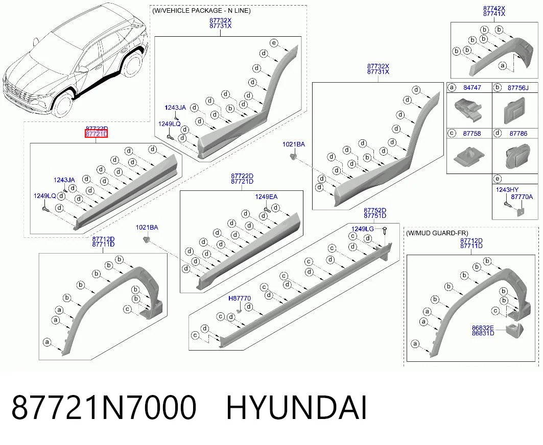 87721N7000 Hyundai/Kia