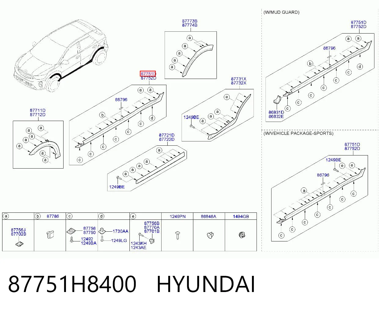 87751H8400 Hyundai/Kia