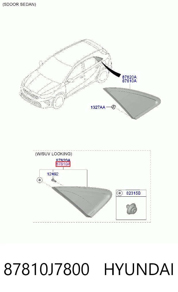 87810J7800 Hyundai/Kia