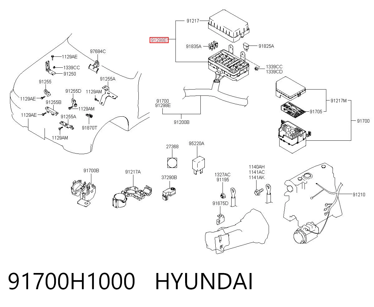 Comprar Caja de fusibles Hyundai Terracan  HP a bajo precio