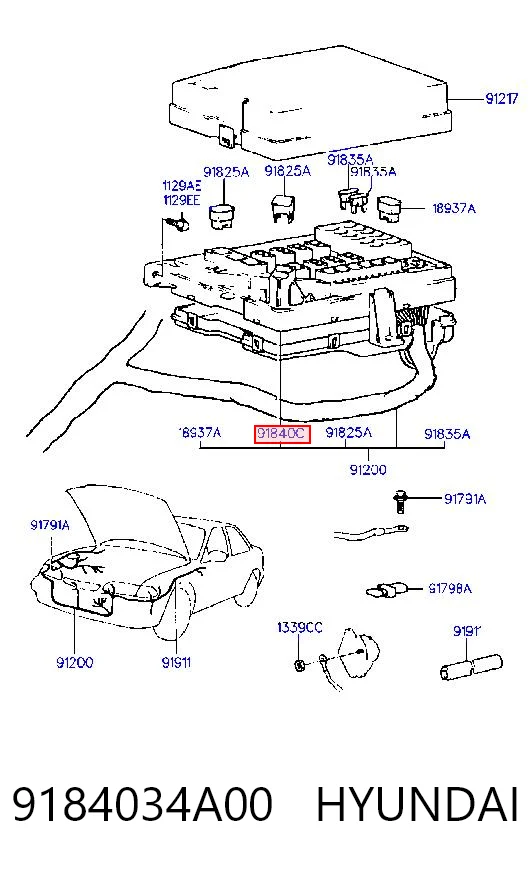 Comprar Caja de fusibles Hyundai Sonata III Y-3 a bajo precio