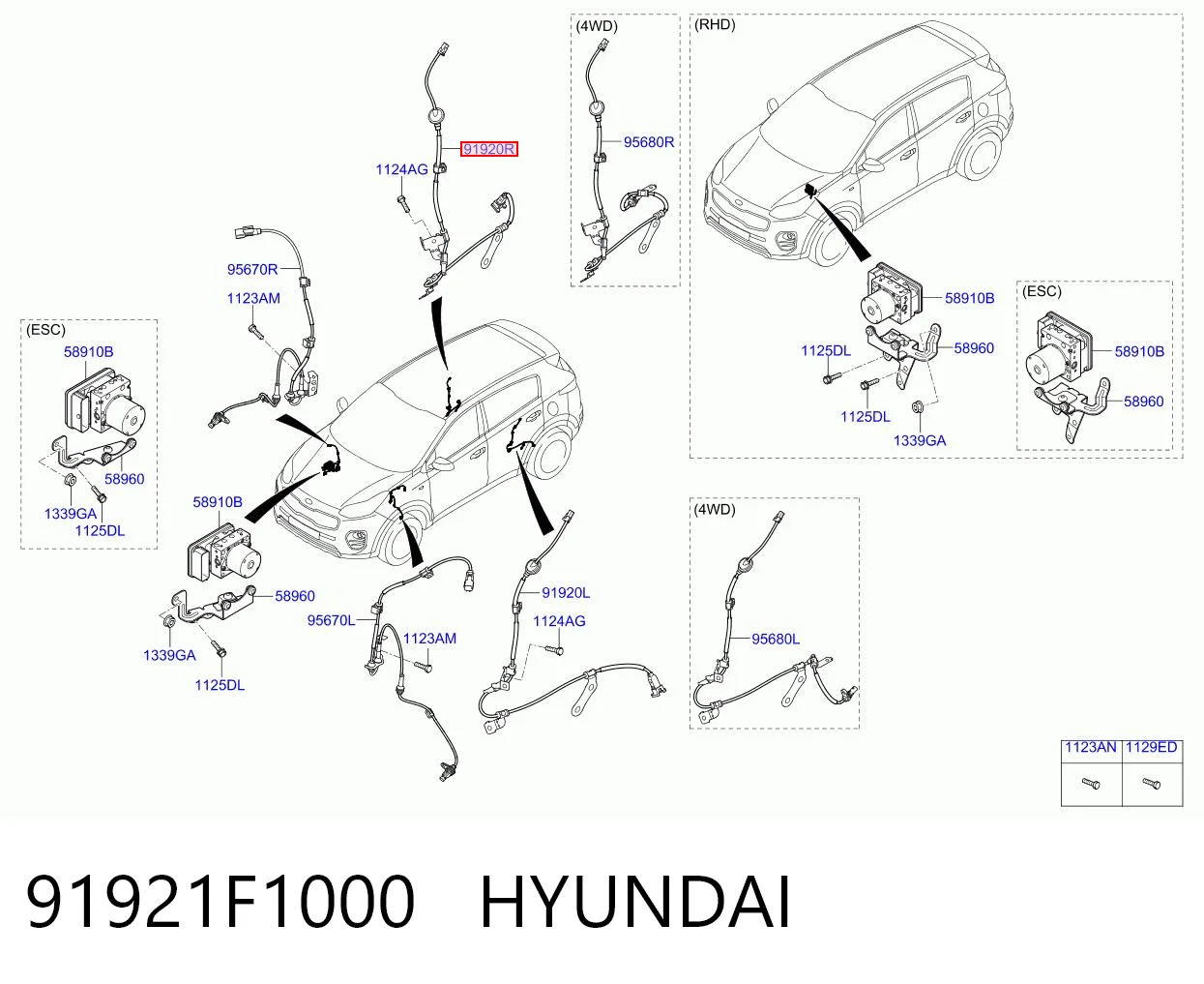 91921F1000 Hyundai/Kia
