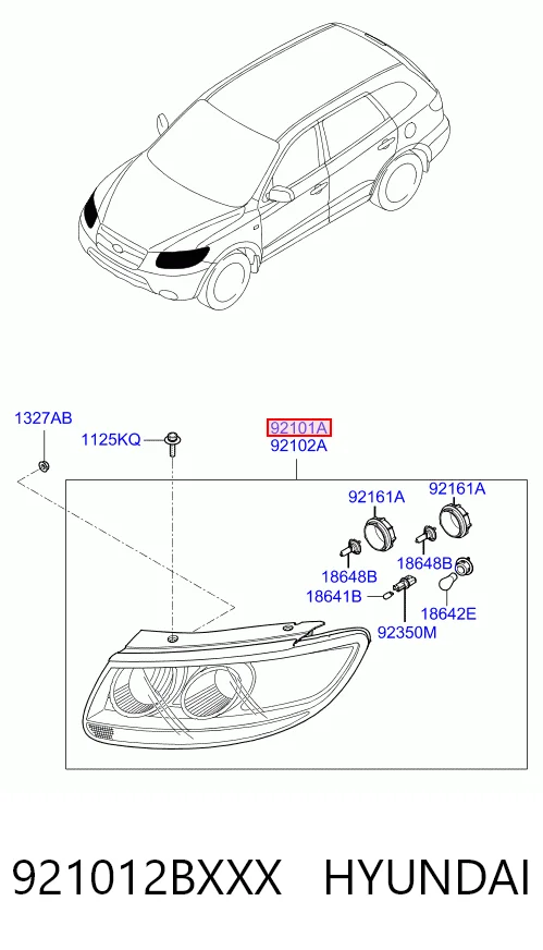 Faros delanteros Hyundai Santa Fe II