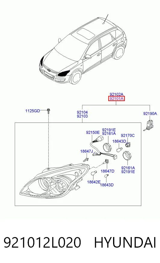 921012L020 Hyundai/Kia