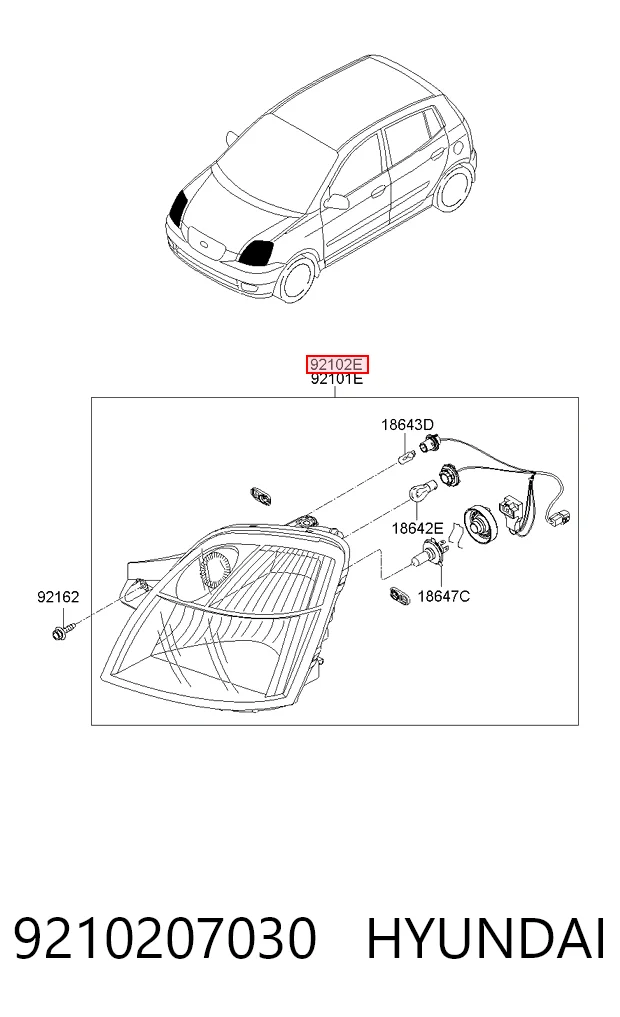 9210207030 Hyundai/Kia