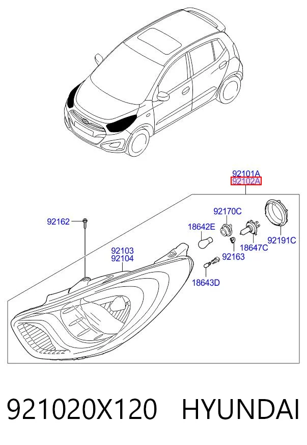 921020X120 Hyundai/Kia