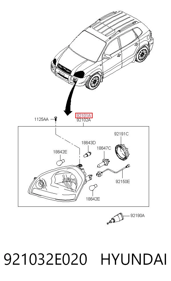 921032E020 Hyundai/Kia