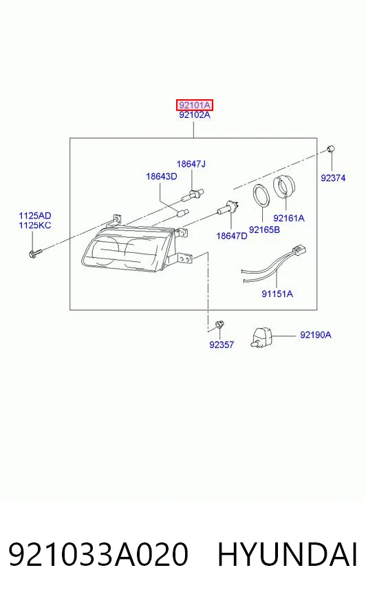 921033A020 Hyundai/Kia