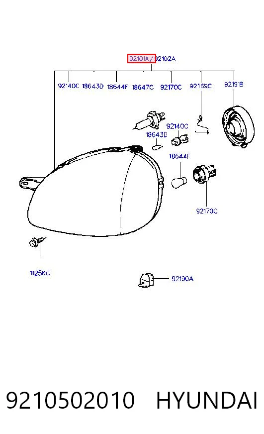 Comprar Faro izquierdo Hyundai Atos  MX