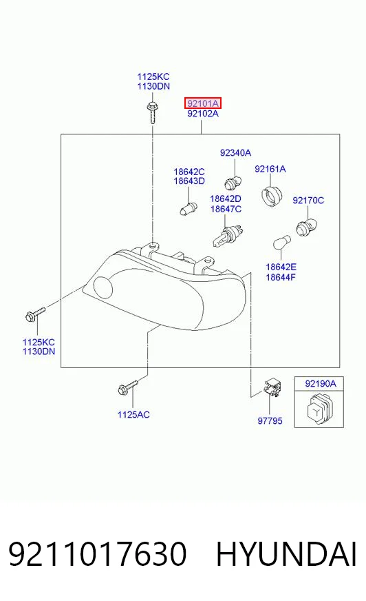9211017630 Hyundai/Kia