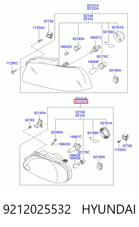 Comprar Faro derecho Hyundai Accent II LC a bajo precio
