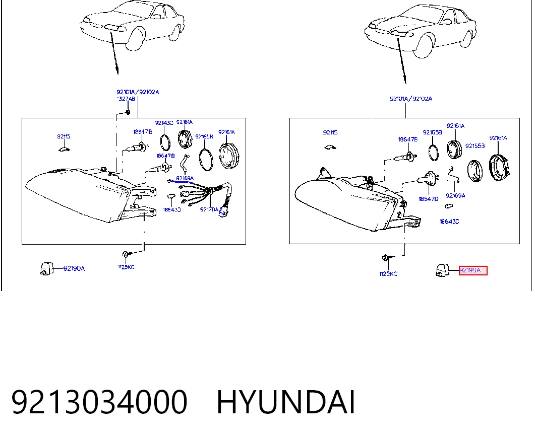 Comprar Corrector de faros Hyundai Sonata III Y-3 a bajo precio