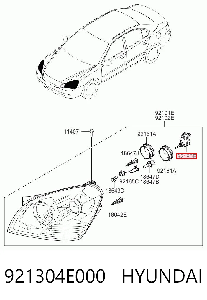 921304E000 Hyundai/Kia