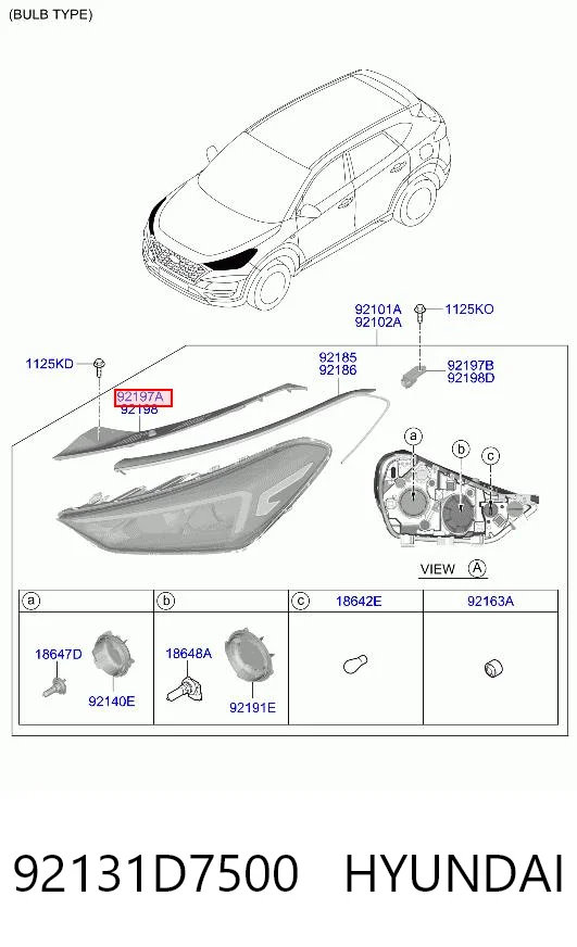 92131D7500 Hyundai/Kia