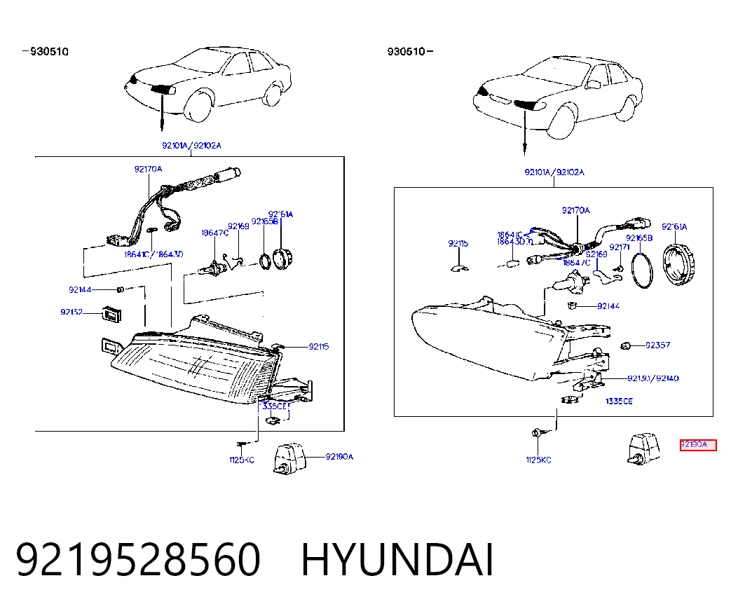 Comprar Corrector de faros Hyundai Santa Fe I SM a bajo precio