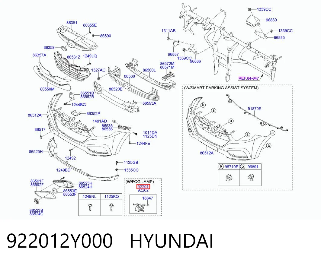 922012Y000 Hyundai/Kia