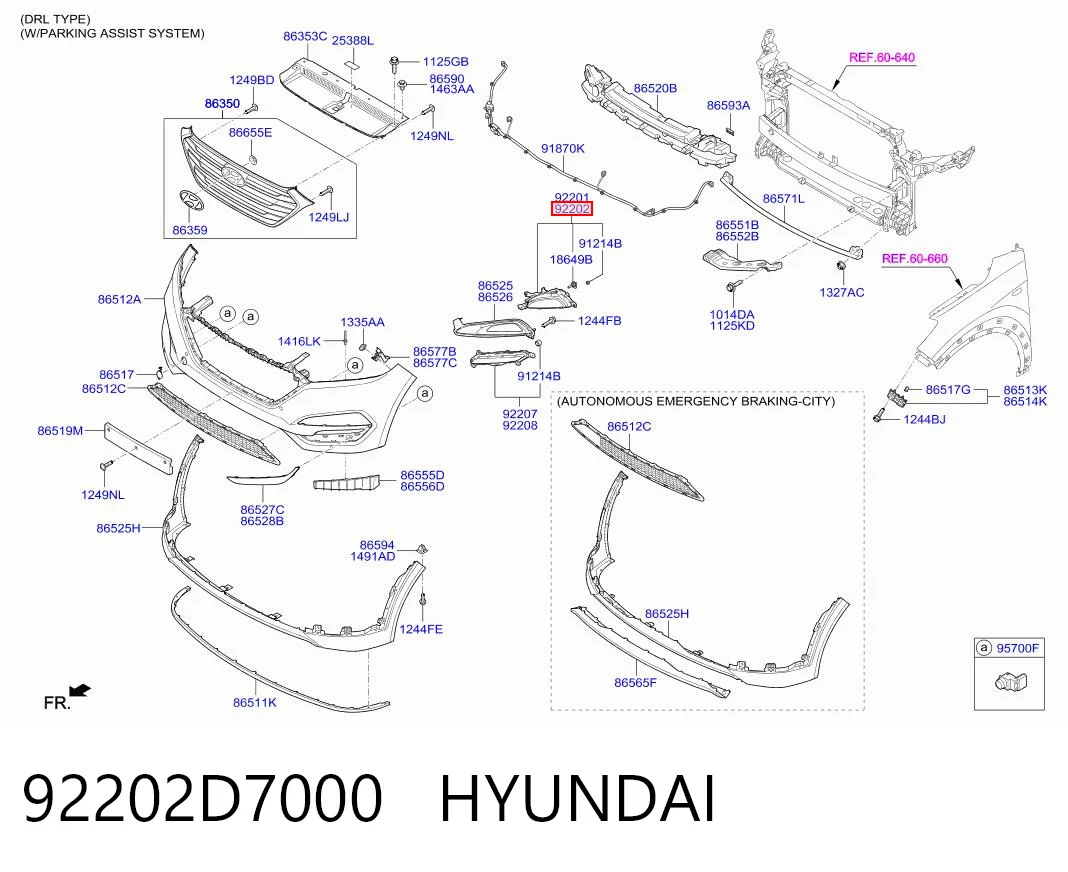 92202D7000 Hyundai/Kia